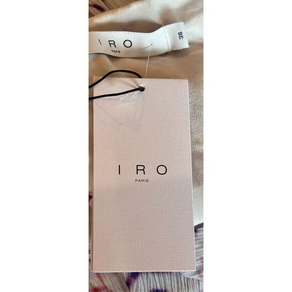 IRO Laini Light Print Floral-Print Midi Ddress NWT Size Small - Picture 6 of 7